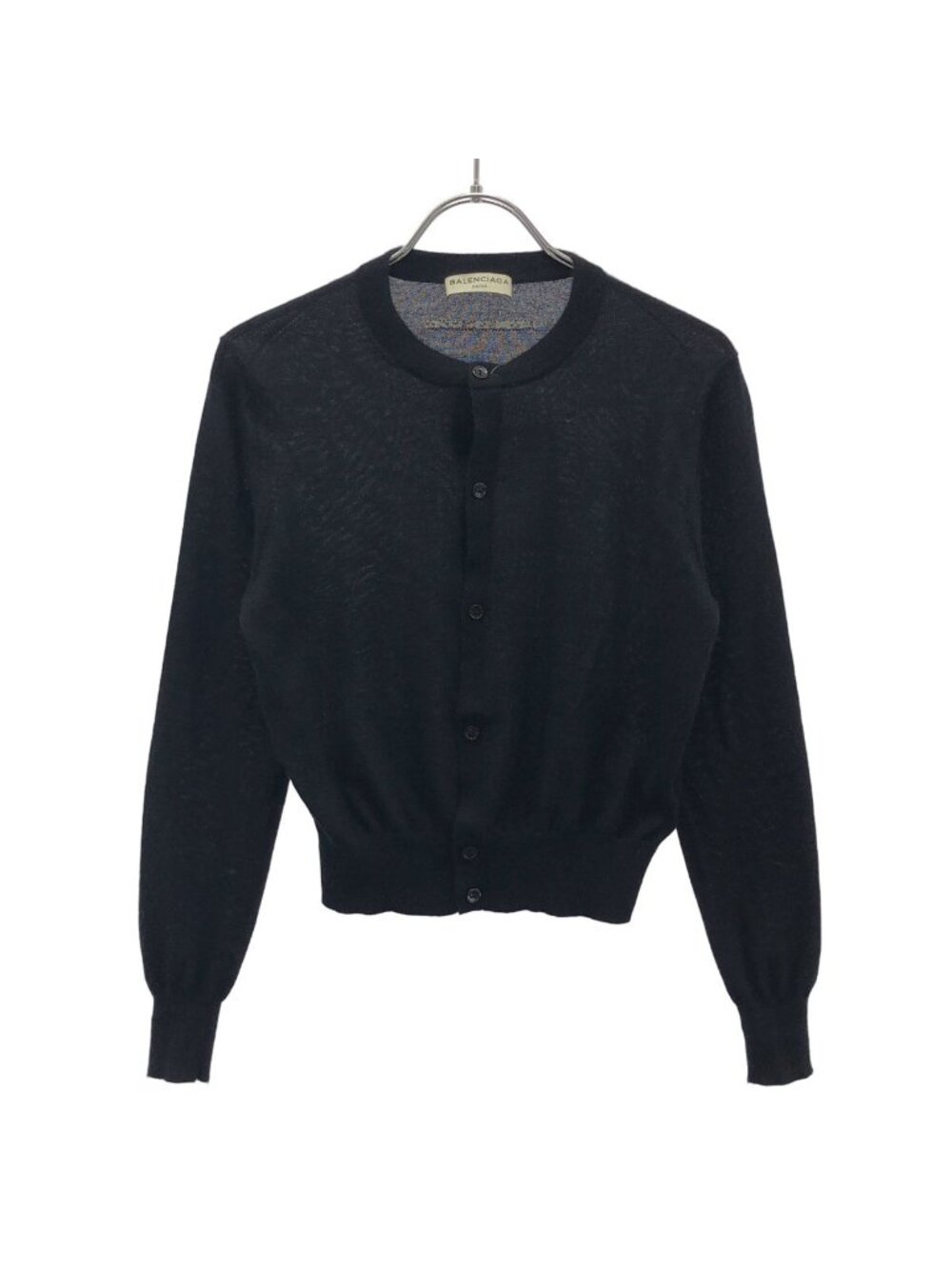 Balenciaga Cashmere Knit Cardigan Black 34
